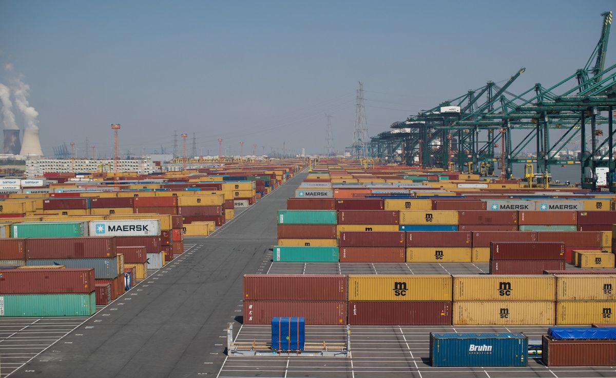 Puerto de Amberes, Bélgica. (Foto: Bloomberg)