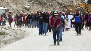 Minem: continúan bloqueos de carretera en Las Bambas tras fracasar conversaciones