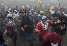 Manifestantes ocupan sede del Legislativo en Quito y piden salida de Moreno 