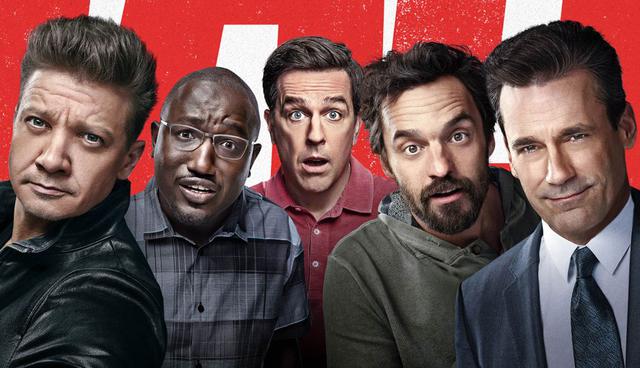 FOTO 3 | En tercera posición se encuentra 'Tag', obra protagonizada por Jeremy Renner, Jon Hamm y Ed Helms, un grupo de amigos de la infancia mantienen su amistad a lo largo de los años con una serie de juegos que les llevan a recorrer todo el país. (Foto: IMDB)