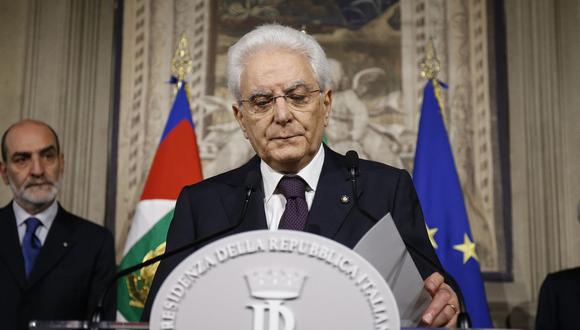 Sergio Mattarella, presidente de Italia. (Foto: AP)