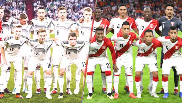 La selección de Alemania está valorada en más de mil millones contra los 36 de Perú. (Foto: Facebook Die Mannschaft / Twitter Selección Peruana)