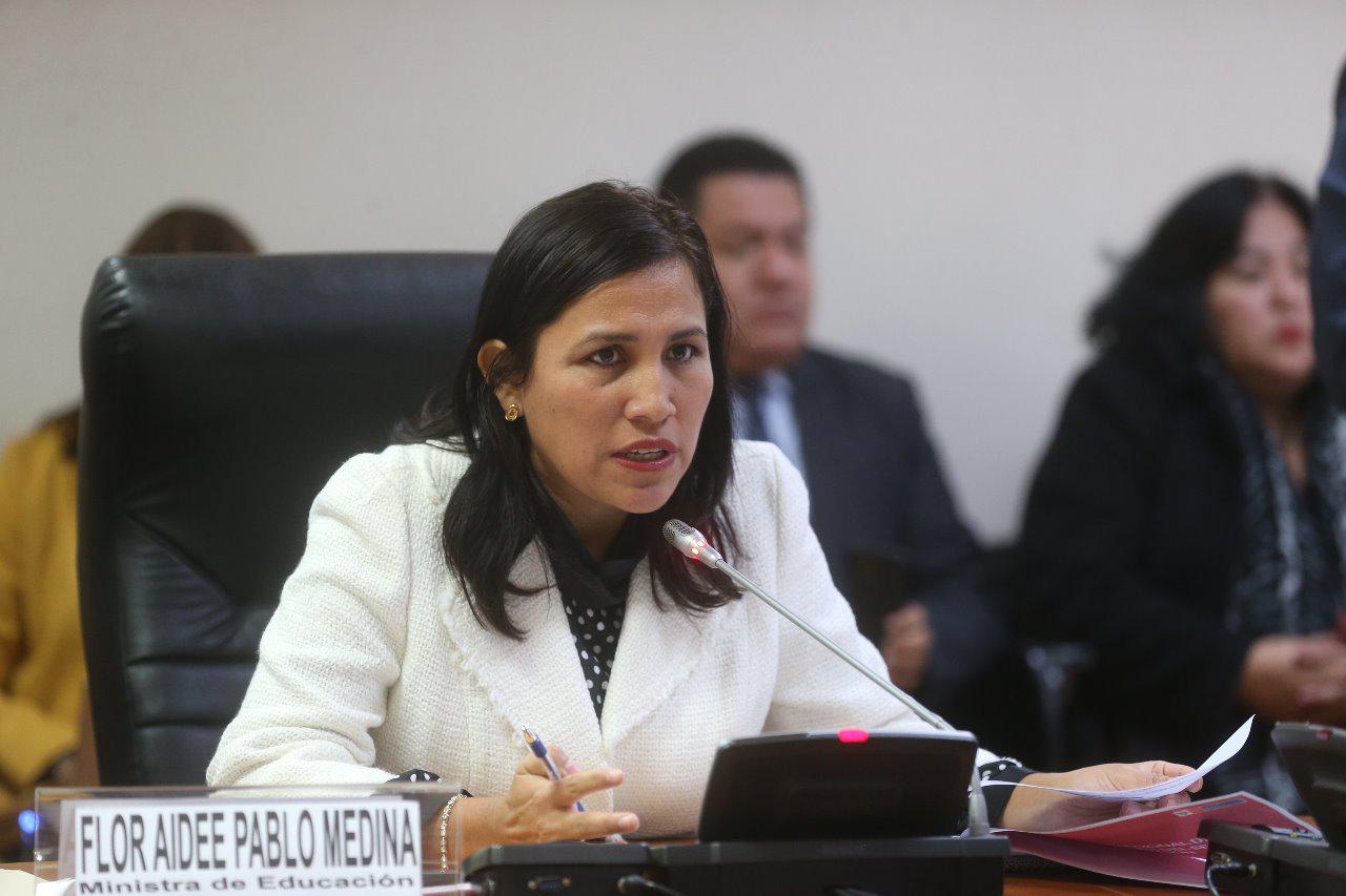 ministra de Educación