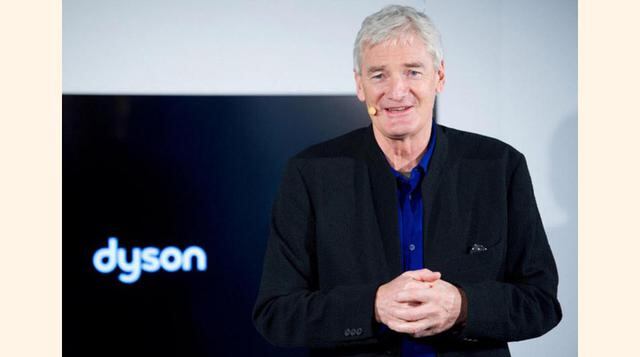 James Dyson (70), fundador de Dyson (UK) Electrodomésticos; Dyson inventó una aspiradora sin bolsa antes de centrar su atención en secadores, ventiladores y baterías. Su éxito más reciente es una aspiradora con batería inagotable que necesitó 17 años y má