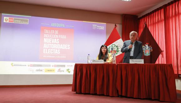 Aníbal Torres pronunció un discurso desde la región Arequipa. (Foto: PCM)