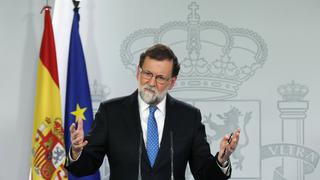 Rajoy: "Parlamento catalán entrará en funciones 17 de enero"