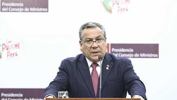 El primer ministro, Gustavo Adrianzén, afirmó que no volverá a pronunciarse sobre los relojes Rólex de la presidenta Dina Boluarte. (Foto: PCM)