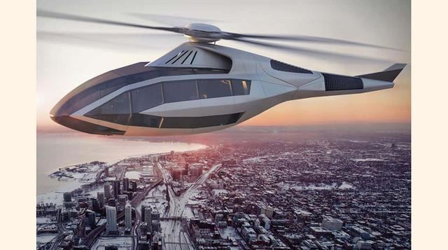 El fábricante estadounidense de helicópteros, Bell Helicopter, ha presentado el FCX-001, un atractivo concepto volador diseñado para su mercado más exclusivo. (Foto: Megaricos)