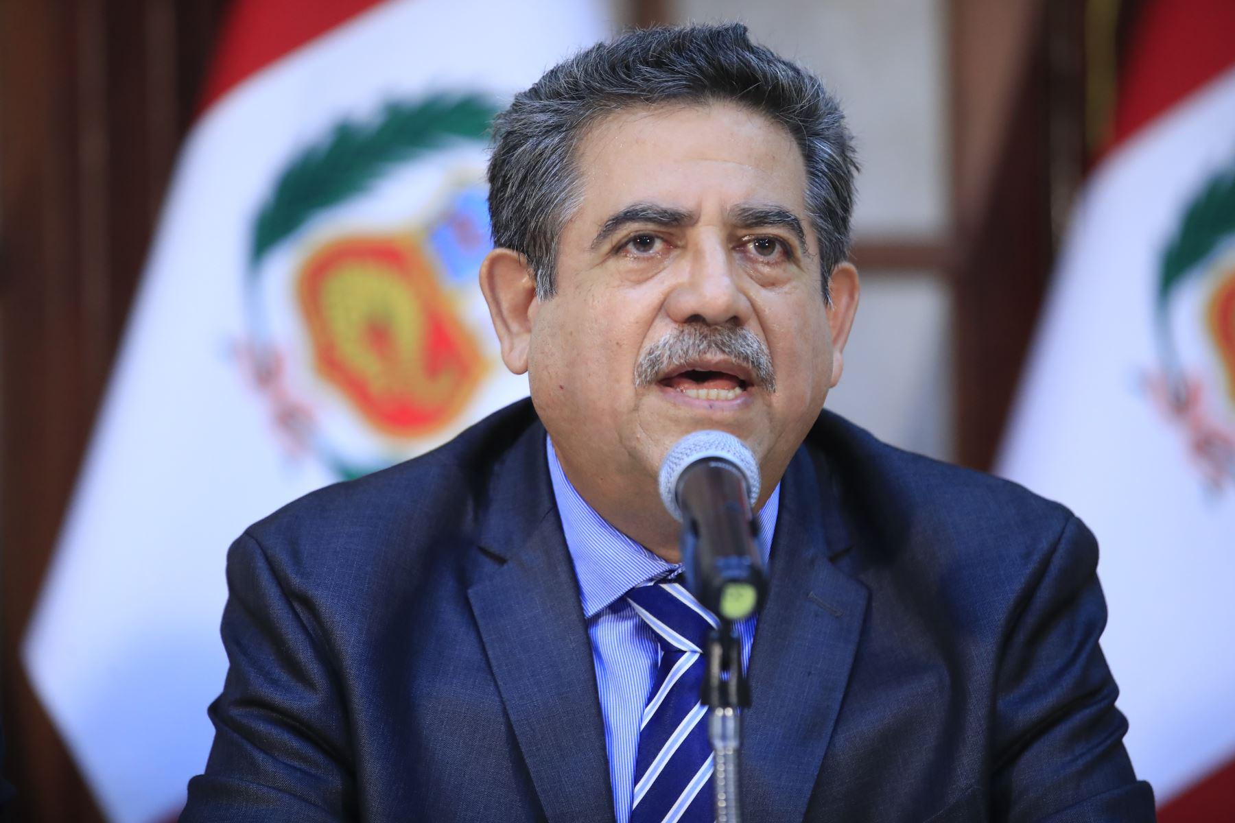 El presidente del Congreso, Manuel Merino de Lama, dijo que el Parlamento se ha mostrado “siempre dispuesto a apoyar” al Ejecutivo. (Foto: Andina)