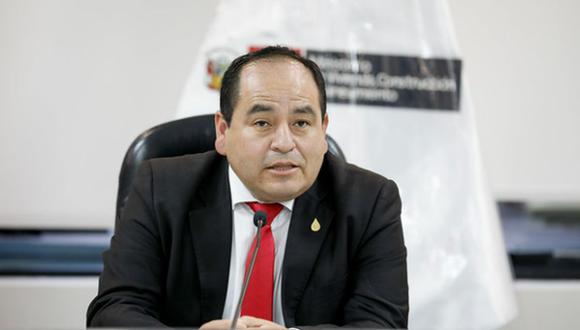 Ministro César Paniagua señaló que lograrán ejecutar más de 90% de recursos para obras. | Foto: MVCS