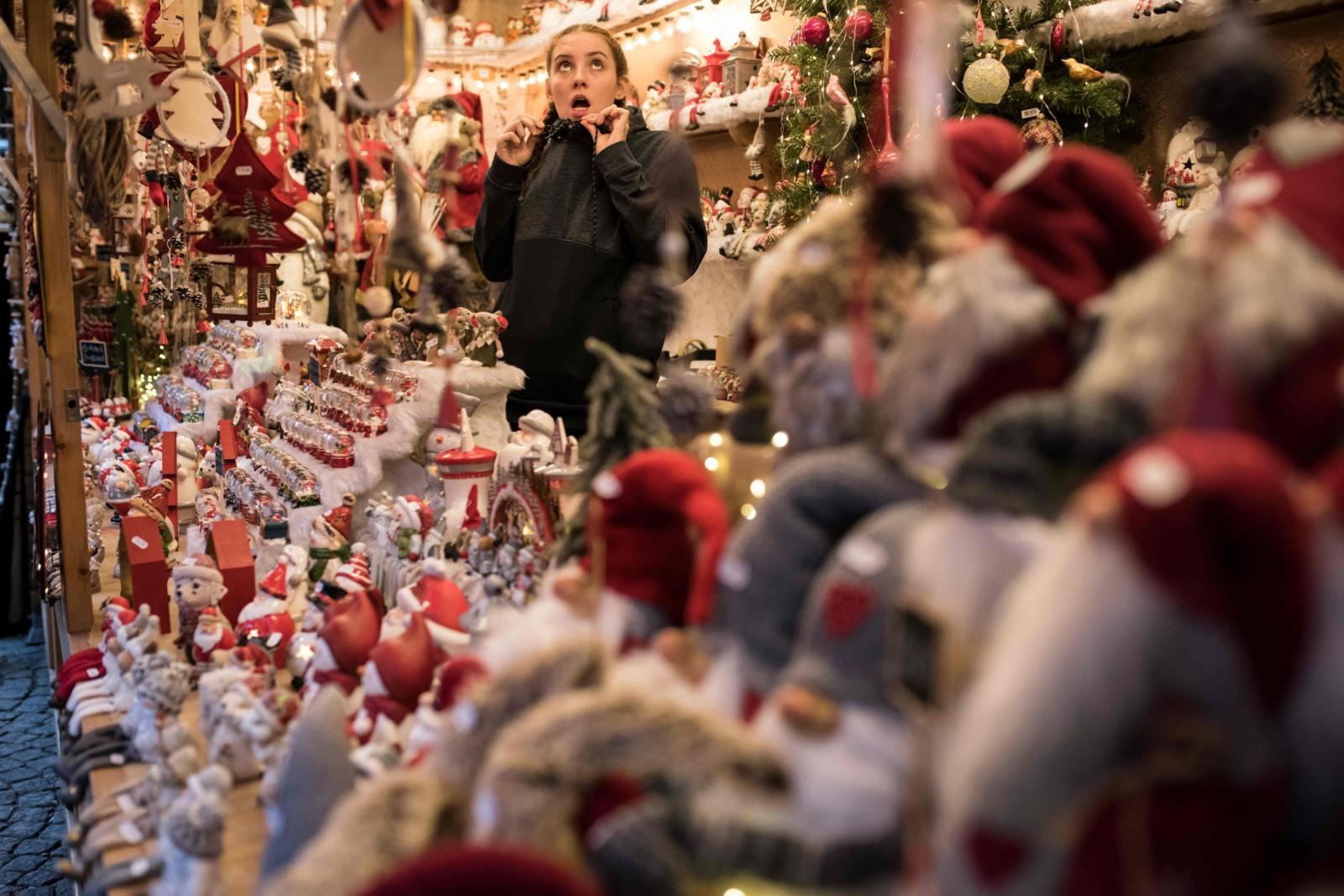 Compras navideñas. (Foto: AFP).