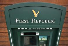 Acciones de First Republic se hunden casi 33% pese apoyo de 30,000 millones de dólares