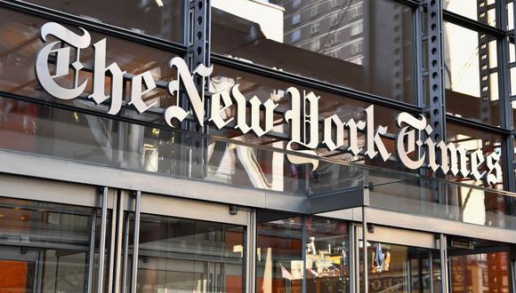 El edificio del New York Times en una imagen del 6 de septiembre de 2018. (Foto de ANGELA WEISS / AFP).