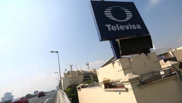 El logo de la emisora Televisa luce fuera de su sede en la Ciudad de México, México, 9 de marzo de 2017.  REUTERS/Edgard Garrido/File Photo