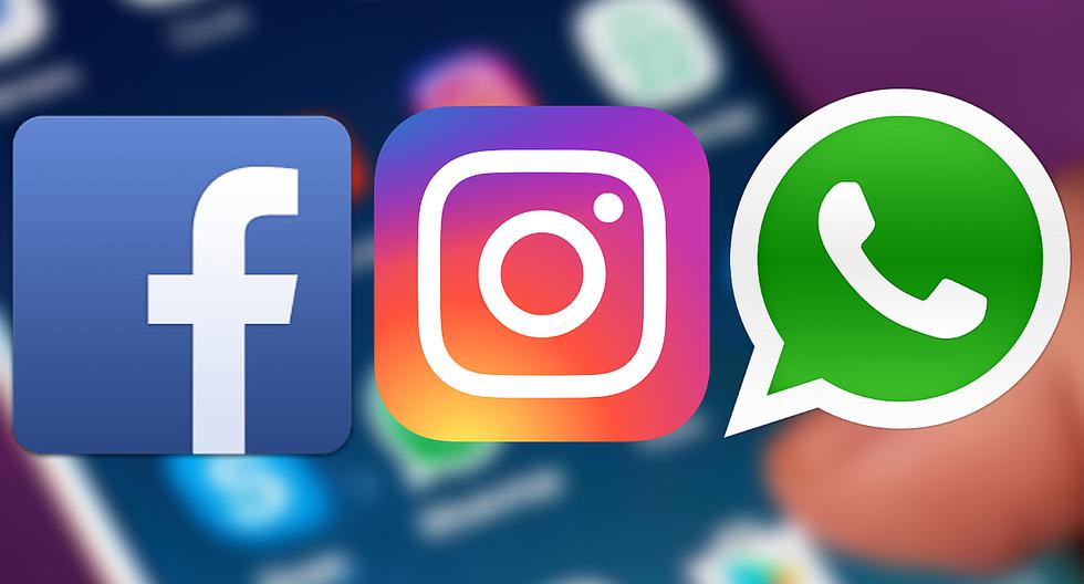 Facebook, WhatsApp e Instagram presentan fallas en sus plataformas. (Archivo).