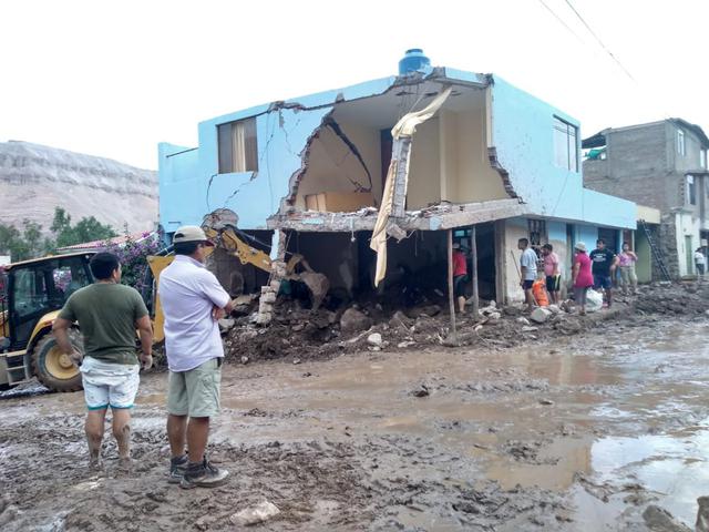 Las viviendas en la región Arequipa también quedaron destruidas por el paso del huaico. (Foto: Ministerio de Vivienda)