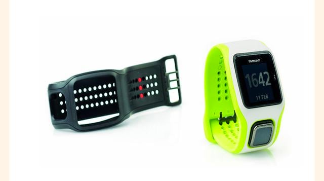 Pulsómetro Tomtom con GPS, que registra sus pulsaciones sin banda de pecho, directamente desde la muñeca. Con cinco zonas de intensidad disponibles y conectividad inteligente con su smartpone por bluetooth. (Foto: Expansión)