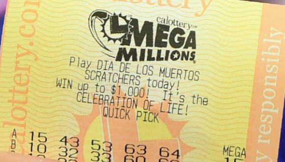Un afortunado ganador de origen hispano se convirtió en el receptor de un premio de un millón de dólares en el sorteo de Mega Millions el 26 de abril de 2024 (Foto: AFP)