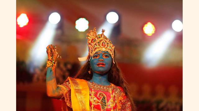 El festival Janmashtami celebra el nacimiento del dios Krisna y tiene lugar entre mediados de agosto y septiembre.