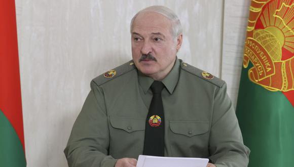 El presidente de Bielorrusia, Alexander Lukashenko. (Maxim Guchek/BelTA Pool Photo via AP).