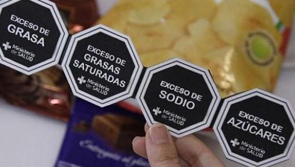 Desde el 1 de abril se exigirá que las empresas importadoras de alimentos lleven impreso el etiquetado de los octógonos  (Foto: Andina)