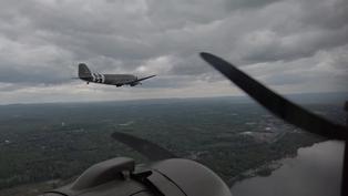 Nueva York testigo de un espectáculo aéreo con aviones de la Segunda Guerra Mundial