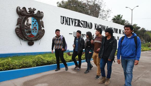La Sunedu registra nueva carrera en la Universidad Nacional Mayor de San Marcos. (Foto: Andina/Vidal Tarqui)