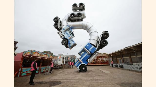 Big Rig Jig, una escultura de Mike Ross. (Foto: cnn)