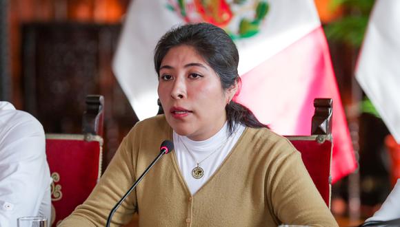 Betssy Chávez es presidenta del Consejo de Ministros.  FOTO: PCM.