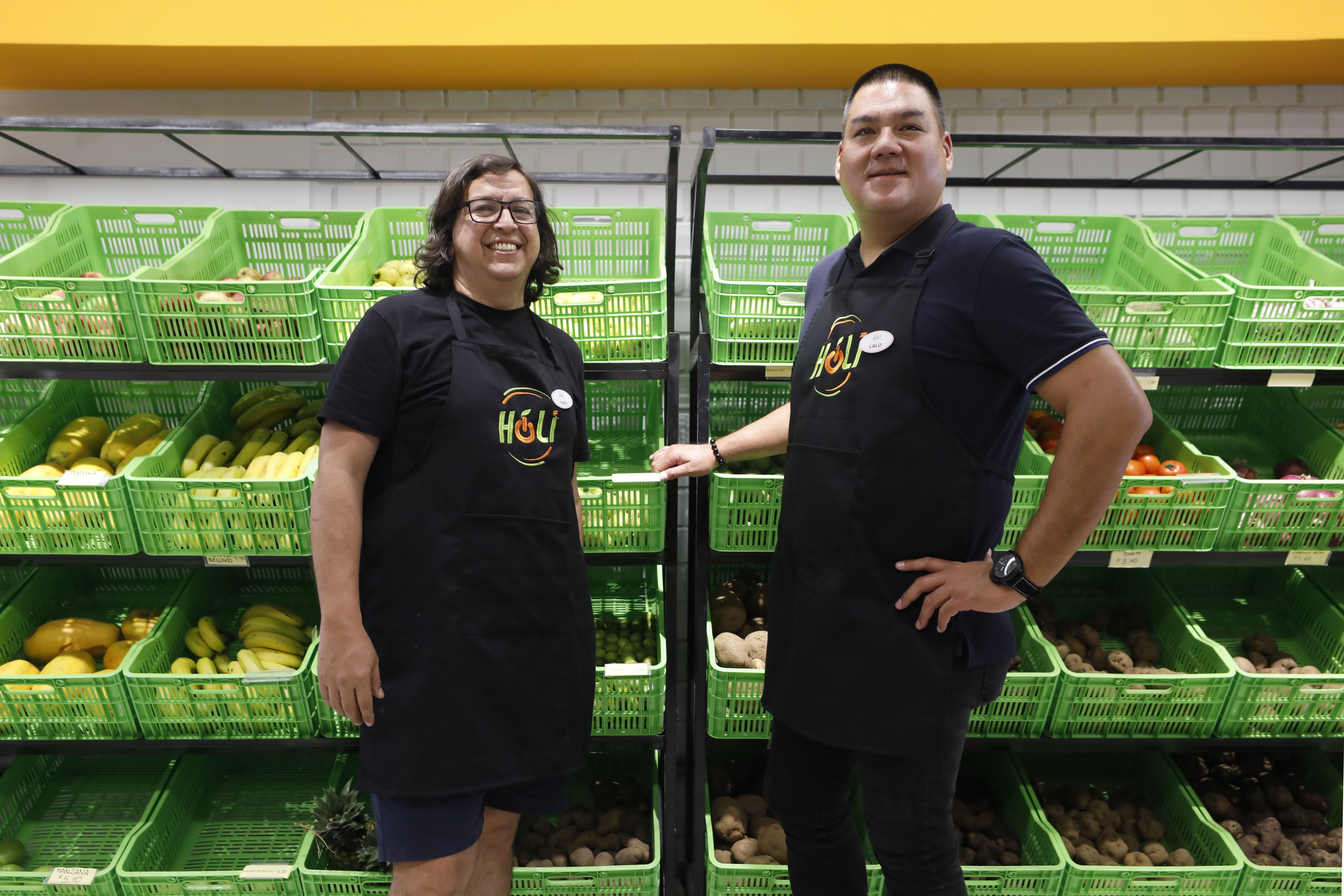 Theo Lozano y Eduardo Wong, socios de Supermercados Holi, planean llevar la marca al extranjero en el 2024. Los países que ya analizan son Chile y México.