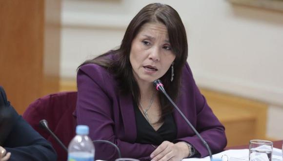 La ministra Paola Bustamante dijo que algún comentario suyo sobre el proyecto de ley podría ser tomado negativamente. (Foto: GEC)