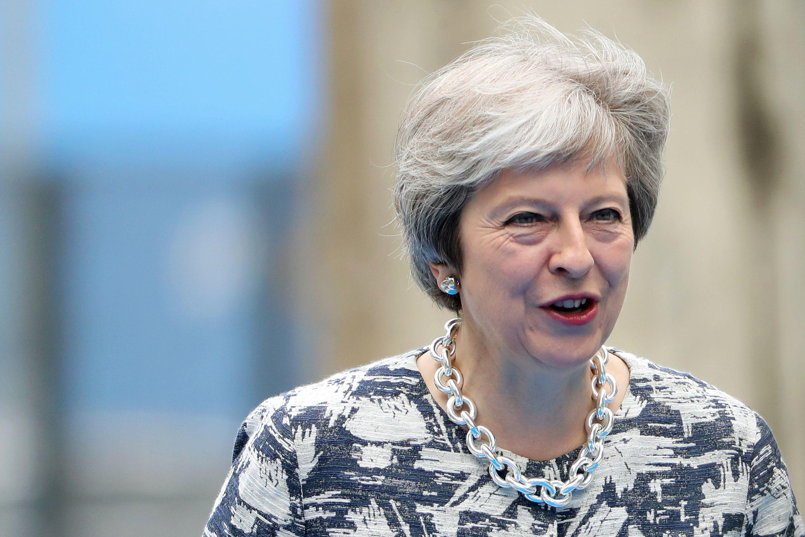 La primera ministra británica, Theresa May, publicó su plan para el Brexit. (Foto: AFP)