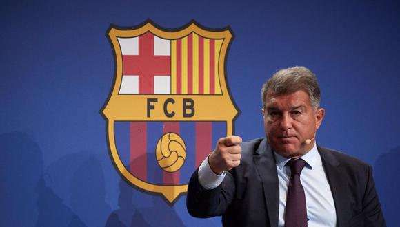 Joan Laporta ejerce por segunda vez como presidente del FC Barcelona. En esta auditoría se detectaron “unas operaciones dudosas que necesitaban de un análisis con más profundidad”, explicó Laporta. (Foto: EFE)
