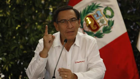 "Expreso mi total repudio e indignación por este cobarde acto y exijo la máxima sanción para el responsable”, señaló Vizcarra. (Foto: GEC)
