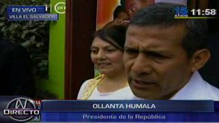 Ollanta Humala: "Estamos cumpliendo con el compromiso de darle gas barato al país"