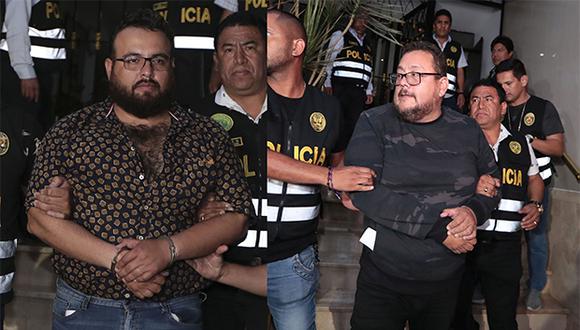 El Poder Judicial dictó 36 meses de prisión preventiva en contra de los hermanos Frank y Jorge Chávez Sotelo. (Foto: GEC)