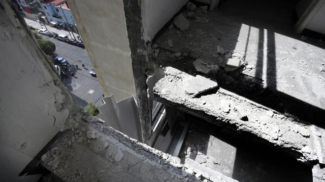 Foto 20 | Foto de los daños causados por un potente terremoto en un edificio de la Ciudad de México. (Foto: AFP)