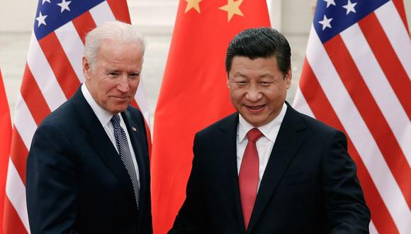 En Cornualles (Reino Unido), Biden venderá a sus aliados el relato de dos bloques que ya esbozó en febrero, durante la Conferencia de Seguridad de Múnich. (AFP PHOTO / POOL CHINA-US-DIPLOMACY).