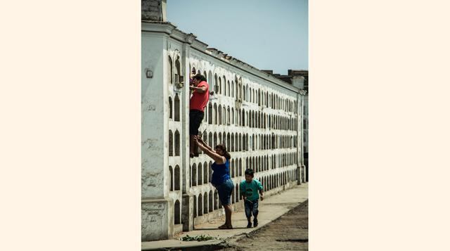 En el caso de los nichos, había unos construidos especialmente para los niños y se denominaban angelorios. Esta sección fue la que mejores comentarios recibió de la crítica por su armonioso diseño.(foto: Diana Chávez).