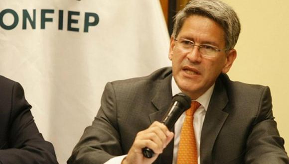 Martín Perez fue presidente del gremio empresarial Confiep entre los años 2015 y 2017. (Foto: GEC)