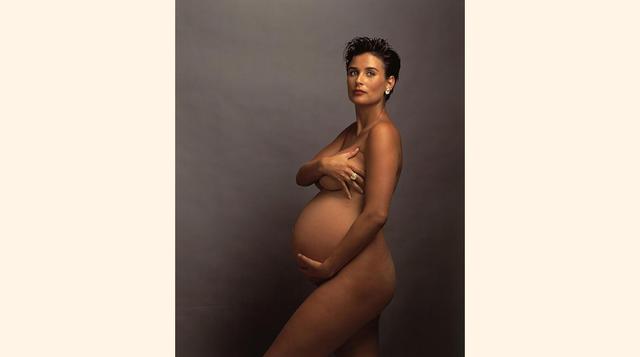 Demi Moore. Foto: Annie Leibovitz, 1991.