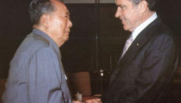 La visita de Nixon a China fue la primera de un presidente estadounidense en el cargo al país. (Foto: Vía BBC).