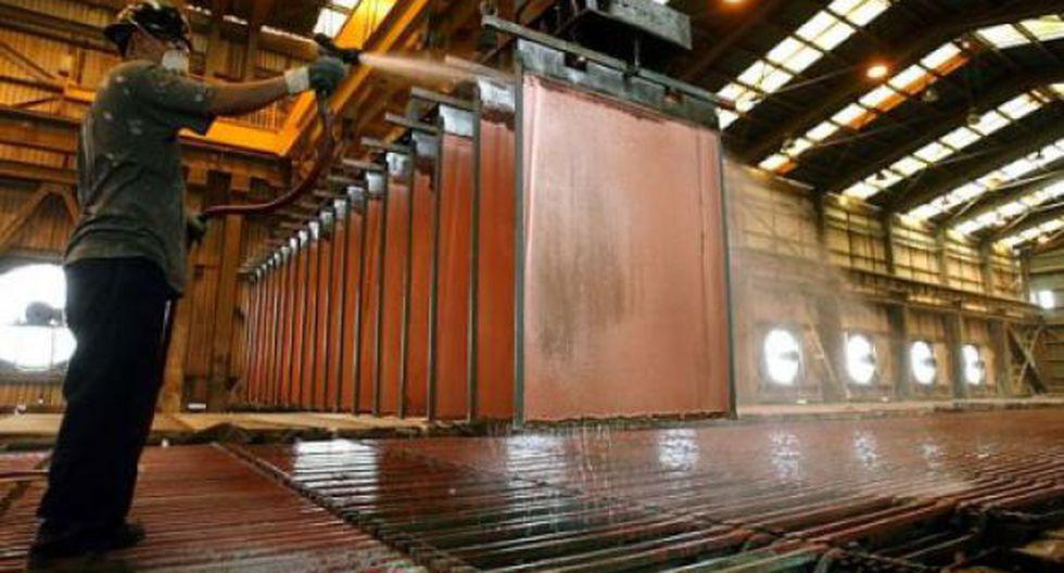 El cobre a tres meses en la Bolsa de Metales de Londres ganaba un 0.9%. (Foto: GEC)