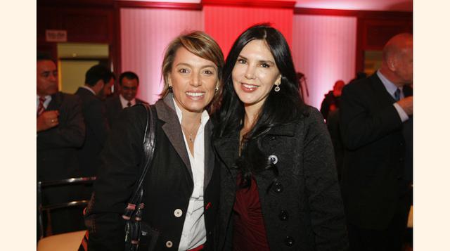 Giuliana Reyna de GRM junto a Mónica García de Transearch Perú. (Foto: Manuel Melgar)