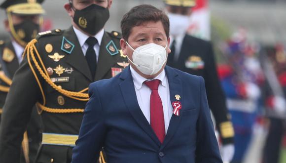 Guido Bellido juró al cargo de primer ministro este jueves 29 de julio. (foto: Presidencia Perú)