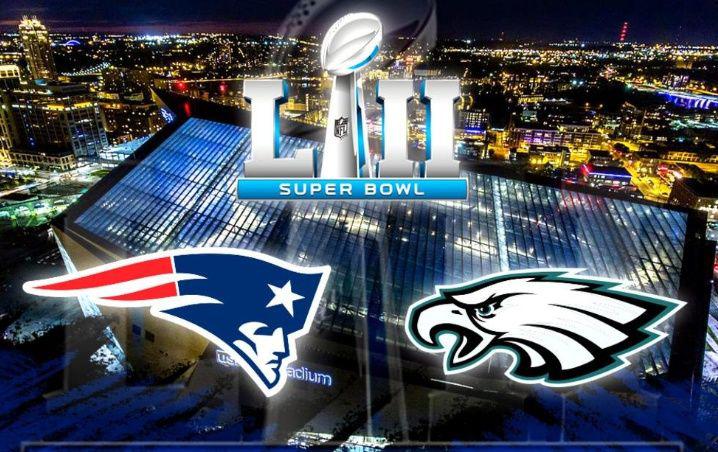 Los Patriotas de Nueva Inglaterra y las Águilas de Filadelfia protagonizarán el partido final por la edición 52 del Super Bowl. (Foto: Internet)