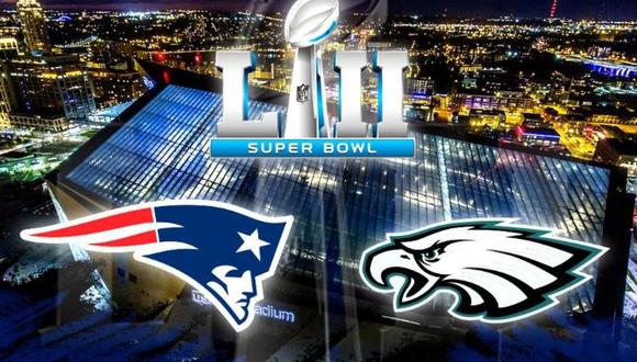 Los Patriotas de Nueva Inglaterra y las Águilas de Filadelfia protagonizarán el partido final por la edición 52 del Super Bowl. (Foto: Internet)