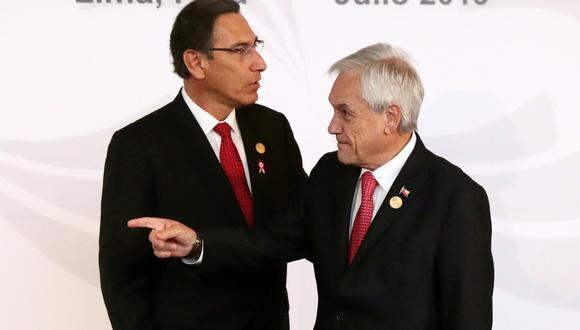 Piñera dijo que cuando habla con el presidente Martín Vizcarra le menciona "bienvenida la inversión peruana en Chile". (Foto: Reuters)