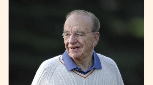 Rupert Murdoch. Fortuna personal: US$ 14,100 millones. Edad: 83. Negocio: Empresario australiano nacionalizado estadounidense. News Corp