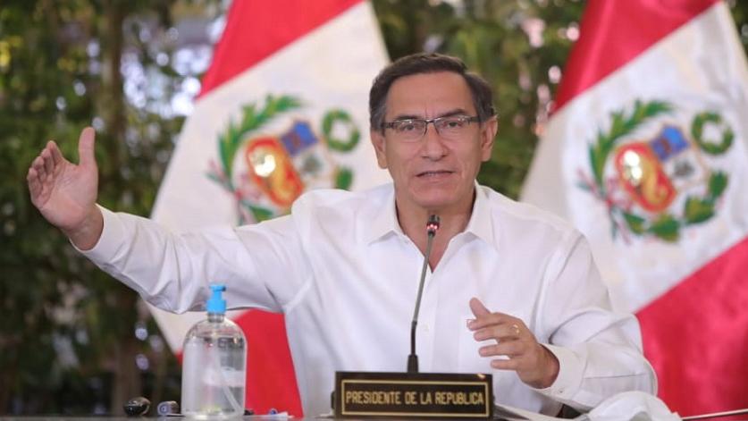 Martín Vizcarra, presidente del Perú. (Foto: Presidencia)